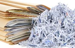 shredded documents